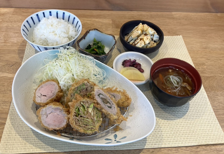 レディースセット～茜～　黒蜜きな粉アイス付